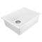 Nantucket Sinks Small Single Bowl Undermount Granite Composite White PR2418-W - alternate 3